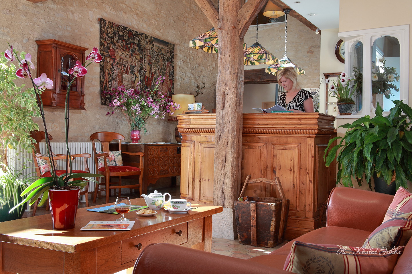 Photographe  hotellerie  a Nancy en France  : Reception hotel